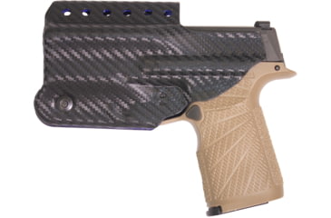 Image of DeSantis Persuader IWB Leather Holster. Springfield Hellcat, Hellcat Osp, Right Hand, Black, 213KA6RZ0