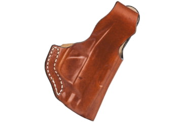 Image of DeSantis Quick Snap Leather Belt Holster, SIG P238, P238 Equinox, Colt Pony, Mustang, Kimber Micro Carry, Left Hand, Plain, Tan, 027TBP6Z0