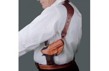 Image of DeSantis Left Hand - Black - Lined - C.E.O. Shoulder Rig 11ZBD21Z0