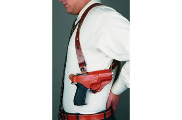 Image of DeSantis Left Hand - Black - Lined - New York Undercover Rig w/ Double Magazine Pouch 11DBD21J0