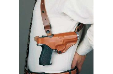 Image of DeSantis Left Hand - Black - Lined - New York Undercover Rig w/ Double Magazine Pouch 11DBD21J0