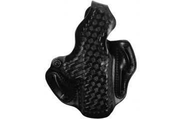 Image of DeSantis Right Hand - Black - Unlined - Basketweave - Thumb Break Scabbard, 3 Slot 001BED8Z0