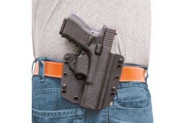 Image of DeSantis SL Raptor OWB/IWB Kydex Holster, Left Hand, Mossberg MC1SC, Black 147KB0JZ0