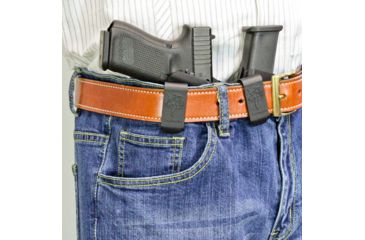 Image of DeSantis G43 Right Hand Hidden Truth Holster w/ Mag Pouch, Black, 160KA8BZ0