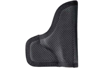 Image of DeSantis Nemesis Leather Pocket Holsters. Glock 43X Mos ,Sig Sauer P365X With Romeozero, Ambidextrous Hand, Black, N38BJ3TZ0