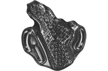 Image of DeSantis Thumb Break Scabbard Holster - Left Hand, Black, Basketweave, Lined, 3 Slot 001BH30Z0 - FITS FNX-9/FNX-40,