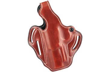 Image of DeSantis Thumb Break Scabbard Holster - Left, Tan, Lined, Plain, 3 Slot 001TDS8Z0 - FITS FN 5-7 IOM