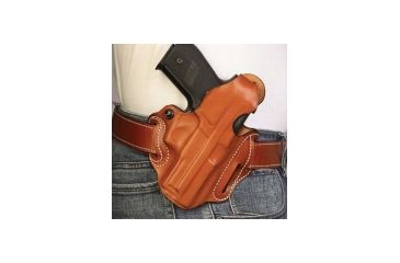 Image of DeSantis Thumb Break Scabbard Holster, Left Hand, Hudson Mfg. H9, Tan, 001TB5IZ0
