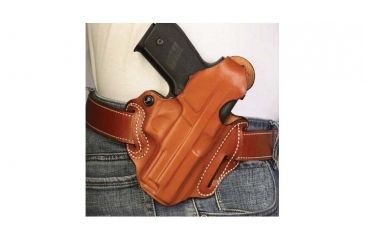Image of DeSantis Thumb Break Scabbard Holster - Right, Tan, Unlined, Basketweave, 3 Slot 001TEM9Z0 - FITS S&amp;W M&amp;P 9MM/40CAL
