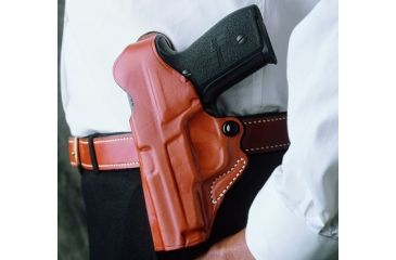 Image of Desantis Viper Paddle Holster for S&amp;W 10-76, 10-86, Left Hand, Tan 065TBGSZ0