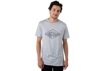 Image of Destination Tri-blend T-shirt, Mens, Pearl Blue, S