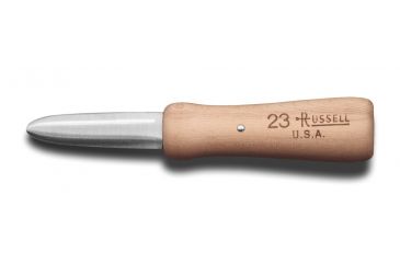 Image of Dexter Outdoors Traditional 2in Carbon Steel Providence pattern Oyster knife, Rosewood Handle, 23PCP
