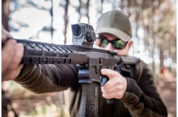 Image of DI Optical Eagle Prismatic Red Dot Sight w/ Rotary Switch, Matte Black EG1