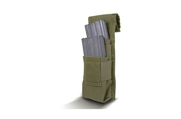 Image of Diamondback Tactical M4/M16 Tiered Double 2 Mag Pouch, Ranger Green, A-BLPM03-RANGERGREEN