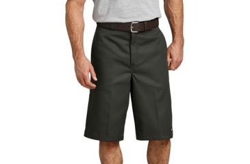 Image of Dickies 13 Loose Fit Multi-use Pocket Work Shorts, Olive - 42283OG 30
