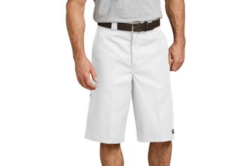 Image of Dickies 13 Loose Fit Multi-use Pocket Work Shorts, White - 42283WH 28