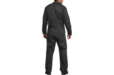 Image of Dickies Cotton Long Sleeve Coveralls, Black - 48300BK 4X RG