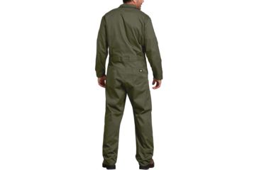 Image of Dickies Cotton Long Sleeve Coveralls, Moss - 48300MS 4X RG