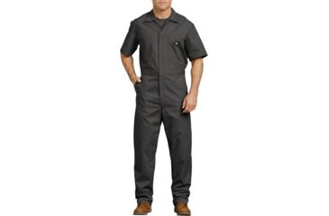 Image of Dickies Short Sleeve Coveralls, Black - 33999BK XL TL