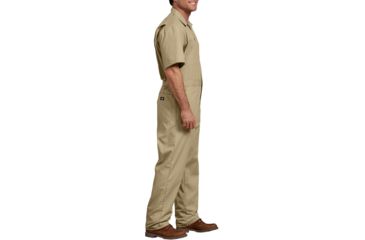 Image of Dickies Short Sleeve Coveralls, Khaki - 33999KH 2X S