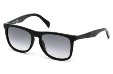 Image of Diesel DL0162 Sunglasses - Matte Black Frame Color