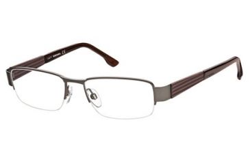 Image of Diesel DL5018 Eyeglass Frames - Matte Gun Metal Frame Color