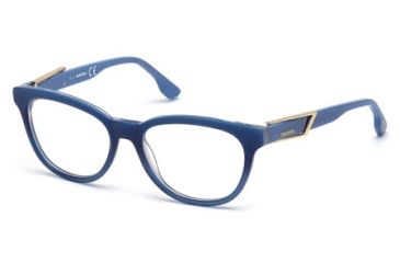 Image of Diesel DL5112 Eyeglass Frames - Shiny Blue Frame Color
