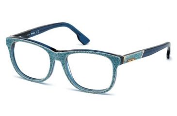 Image of Diesel DL5124 Eyeglass Frames - Matte Blue Frame Color