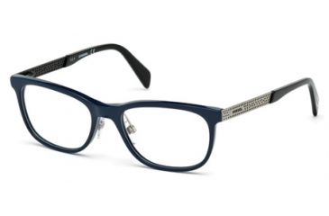 Image of Diesel DL5162 Eyeglass Frames - Shiny Blue Frame Color