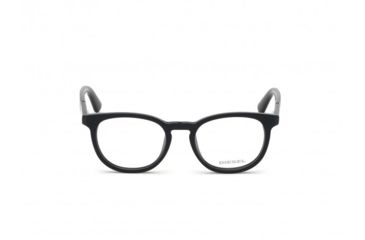 Image of Diesel DL5295 Prescription Eyeglasses - Shiny Black Frame, Shiny Black Lenses, 49 mm Lens Diameter DL529549001