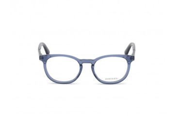 Image of Diesel DL5295 Prescription Eyeglasses - Shiny Blue Frame, Shiny Blue Lenses, 49 mm Lens Diameter DL529549090