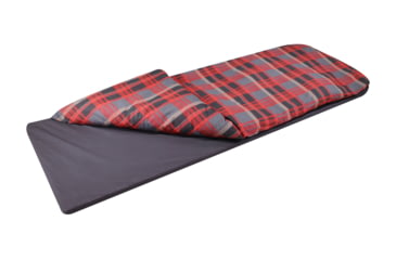Image of Disc-O-Bed Duvalay with Luxury Memory Foam Sleeping Bag &amp; Duvet, Adults, Lumberjack, Large, 50314