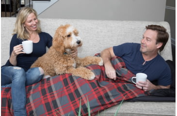 Image of Disc-O-Bed Duvalay with Luxury Memory Foam Sleeping Bag &amp; Duvet, Adults, Lumberjack, Large, 50314