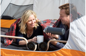 Image of Disc-O-Bed Duvalay with Luxury Memory Foam Sleeping Bag &amp; Duvet, Adults, Lumberjack, Large, 50314