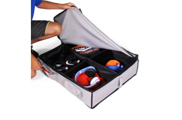 Image of Disc-O-Bed Kid-O-Bunk Angled Footlocker, 600D Polyester, Grey, Childs, 50052