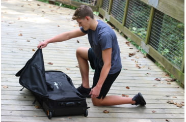 Image of Disc-O-Bed Rolling Bag, 2XL Disc-O-Bed, Black, 50576