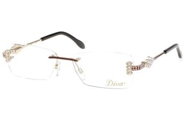 Image of Diva Eyewear 5302 with Brown Frame 820