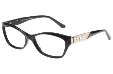 Image of Diva 5492 Eyeglasses, Women's, Black-Gold, 54-16-140, DI549297A