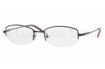 Image of DKNY DY5592 SV Prescription Eyeglasses - Shiny Black Demo Lens Frame / 49 mm Prescription Lenses, 1111-4918