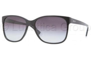 Image of DKNY DY4085 Single Vision Prescription Sunglasses DY4085-30018G-5816 - Frame Color Black, Lens Diameter 58 mm