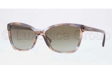 Image of DKNY DY4105 Single Vision Prescription Sunglasses DY4105-359113-5716 - Lens Diameter 57 mm, Frame Color Spotted Brown