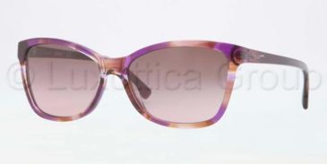 Image of DKNY DY4105 Single Vision Prescription Sunglasses DY4105-359314-5716 - Lens Diameter 57 mm, Frame Color Spotted Pink