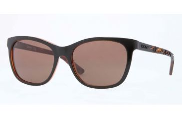 Image of DKNY DY4115 Bifocal Prescription Sunglasses DY4115-363973-56 - Lens Diameter 56 mm, Frame Color Top Black On Tr Havana