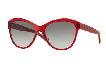 Image of DKNY DY4123 Single Vision Prescription Sunglasses DY4123-364711-57 - Lens Diameter 57 mm, Frame Color Transparent Red