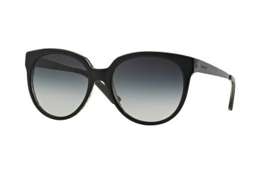 Image of DKNY DY4128 Progressive Prescription Sunglasses DY4128-36748G-56 - Lens Diameter 56 mm, Frame Color Black/spotted Grey