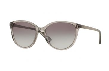 Image of DKNY DY4138 Progressive Prescription Sunglasses DY4138-369611-57 - Lens Diameter 57 mm, Frame Color Grey Crystal/satin Silver