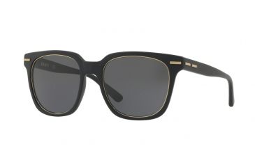 Image of DKNY DY4141 Progressive Prescription Sunglasses DY4141-371187-52 - Lens Diameter 52 mm, Frame Color Matte Black