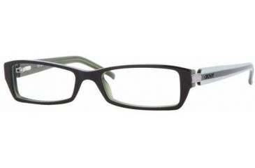 Image of DKNY DY 4586 Eyeglasses Styles Black/Green/Transparent Green Frame w/Non-Rx 49 mm Lenses, 3408-4916, DKNY DY 4586 Eyeglasses Styles Black/Green/Transparent Green Frame w/Non-Rx 49 mm Lenses