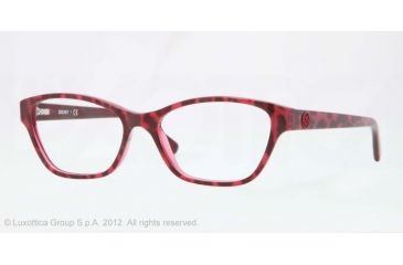Image of DKNY DY4644 Progressive Prescription Eyeglasses 3617-51 - Top Leopard On Cyclamen Frame, Demo Lens Lenses