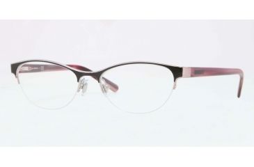 Image of DKNY DY5642 Progressive Prescription Eyeglasses 1213-52 - Dark Violet Frame, Demo Lens Lenses